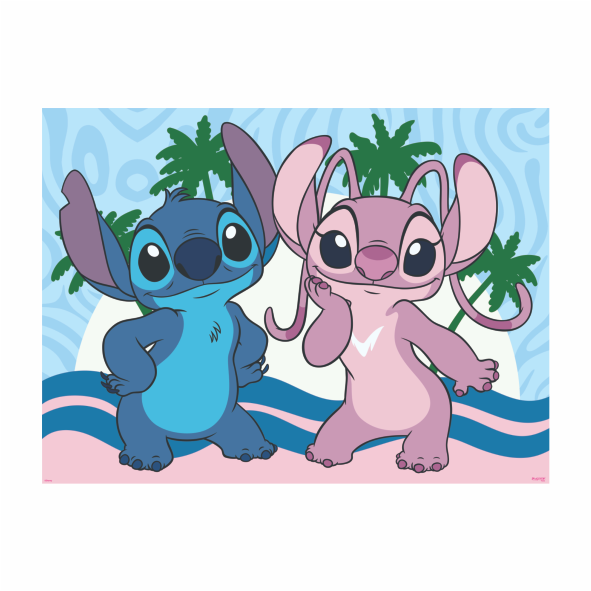 Painel TNT Stitch Rosa 1,40 x 1,03mt - 24