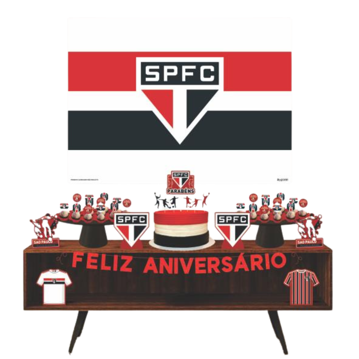 Kit Festa Fácil São Paulo FC  Oficial