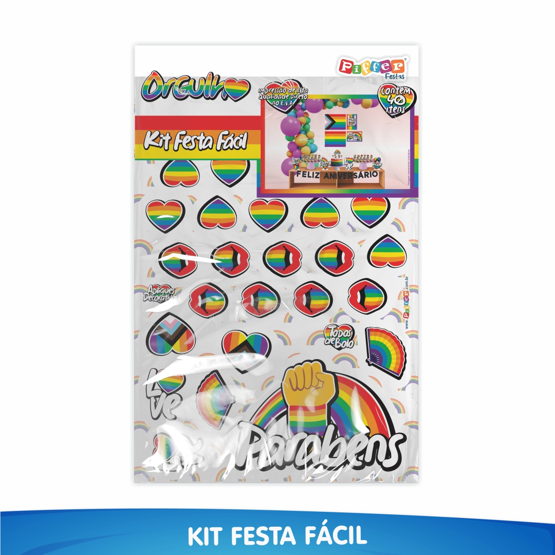 Kit Festa Fácil - Orgulho e Diversidade