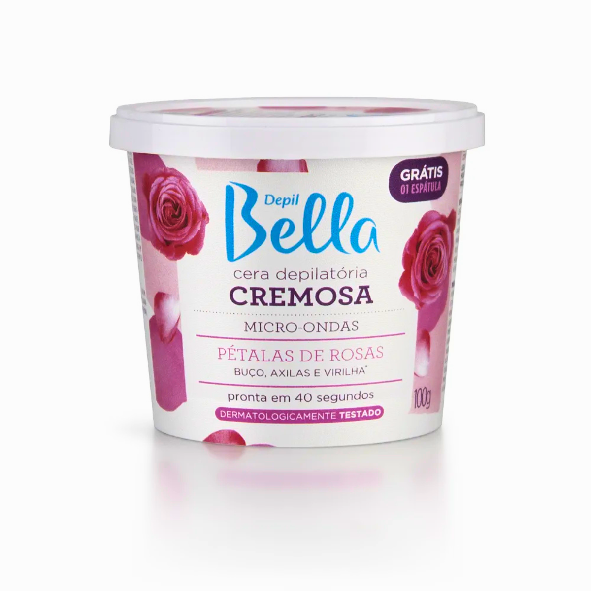Kit Depilação – Cera Pétala de Rosas, Pré...
