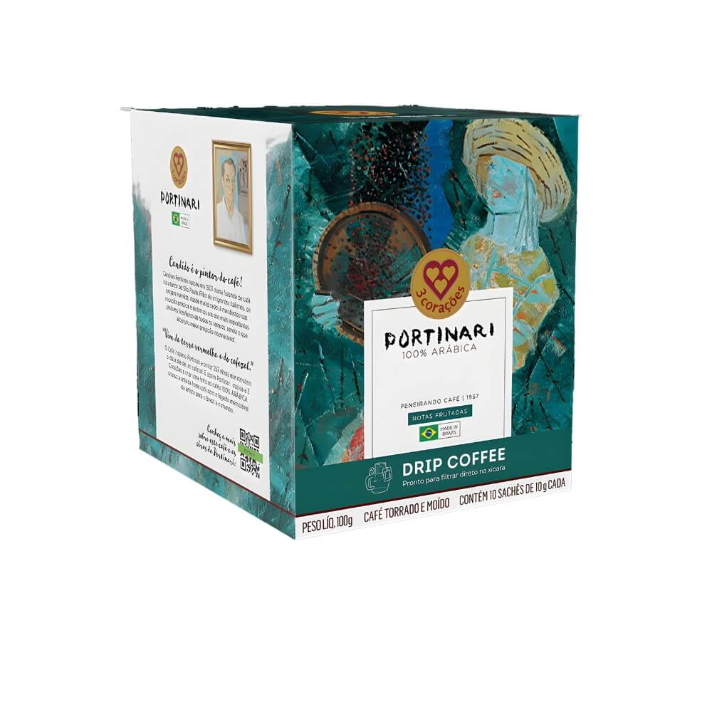 Drip Coffee TRÊS 3 Corações® Portinari 10...