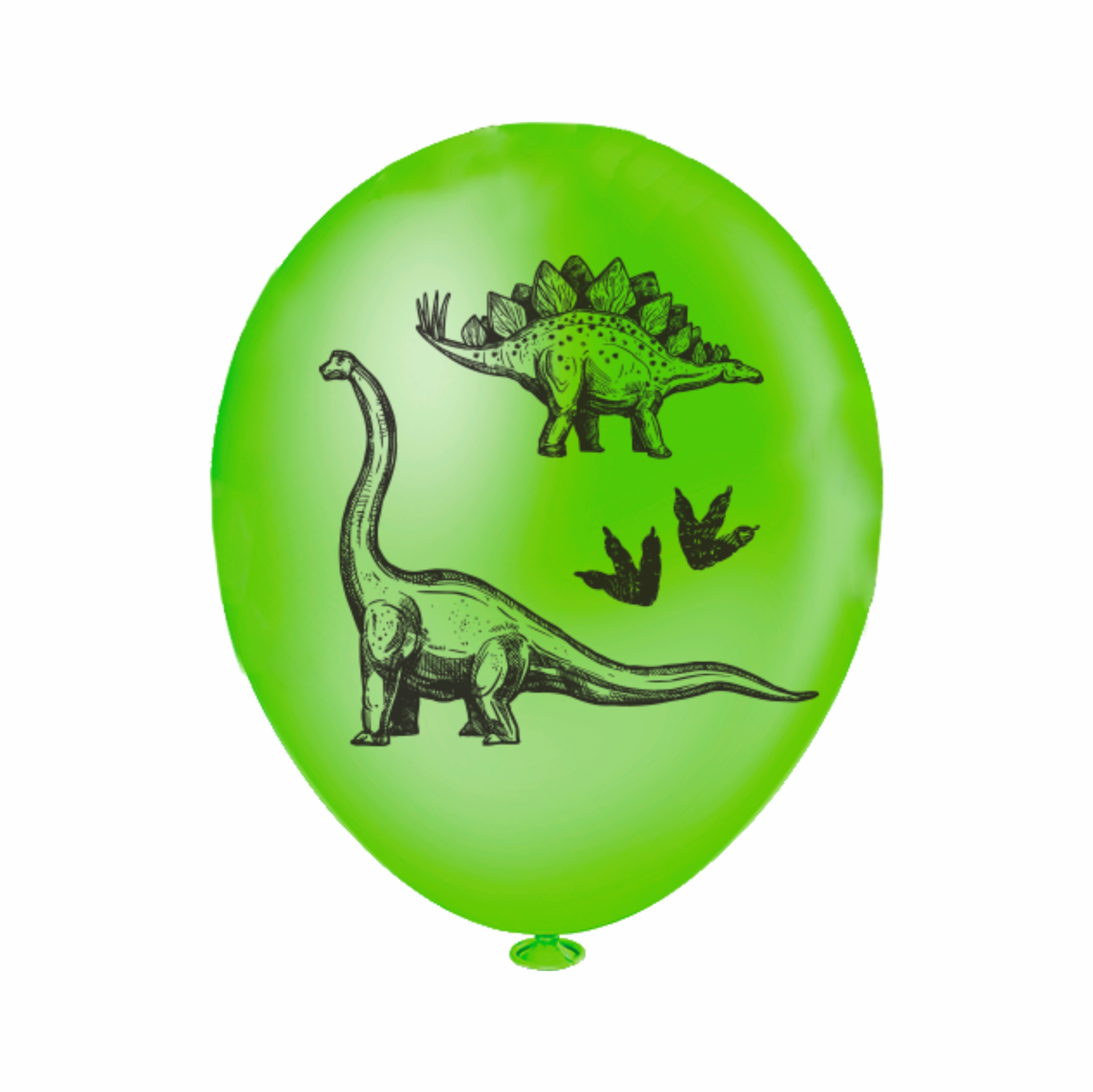 Balão Redondo 8 Polegadas - Dinossauro So...
