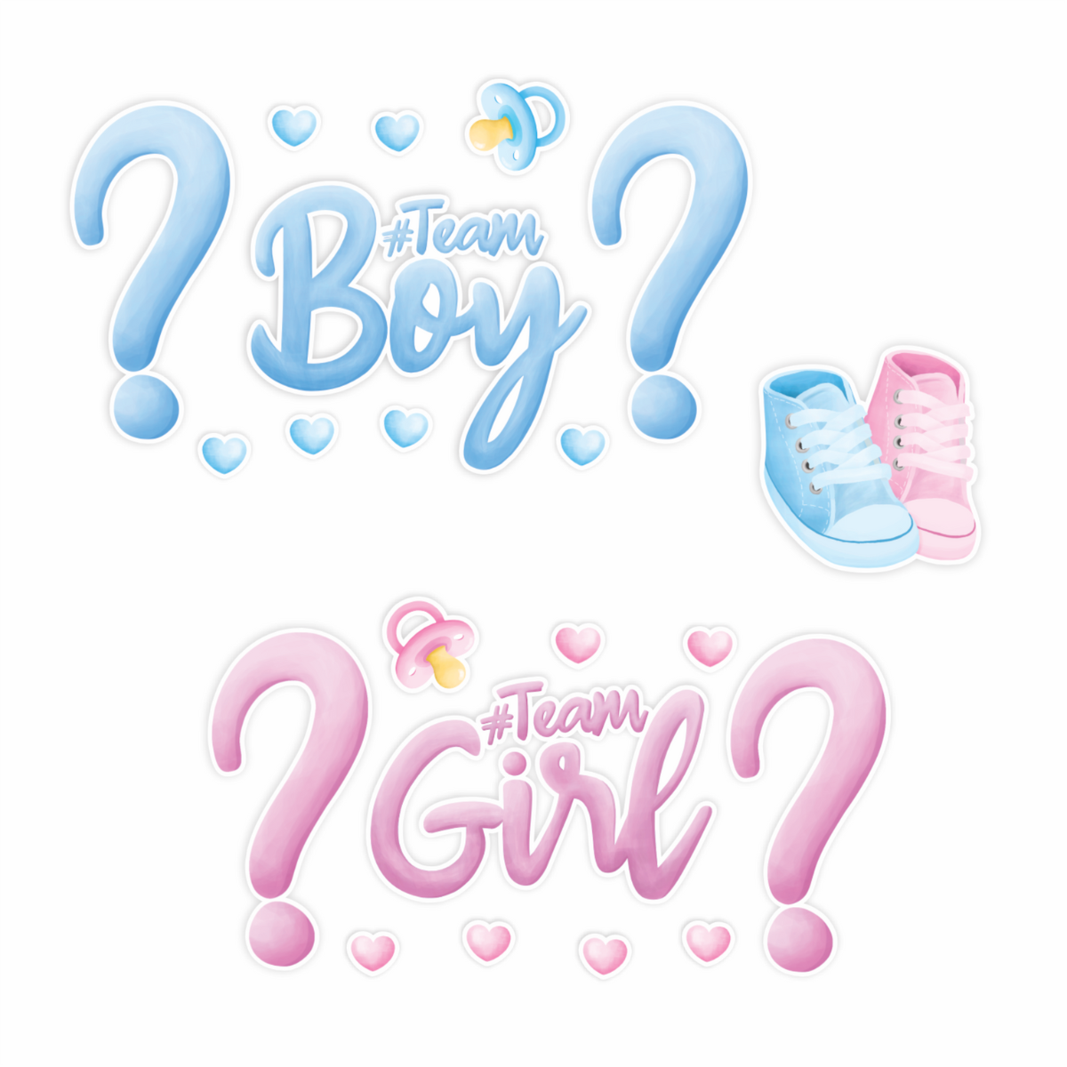 Kit Painel Chá Revelação Team Boy ou Team...