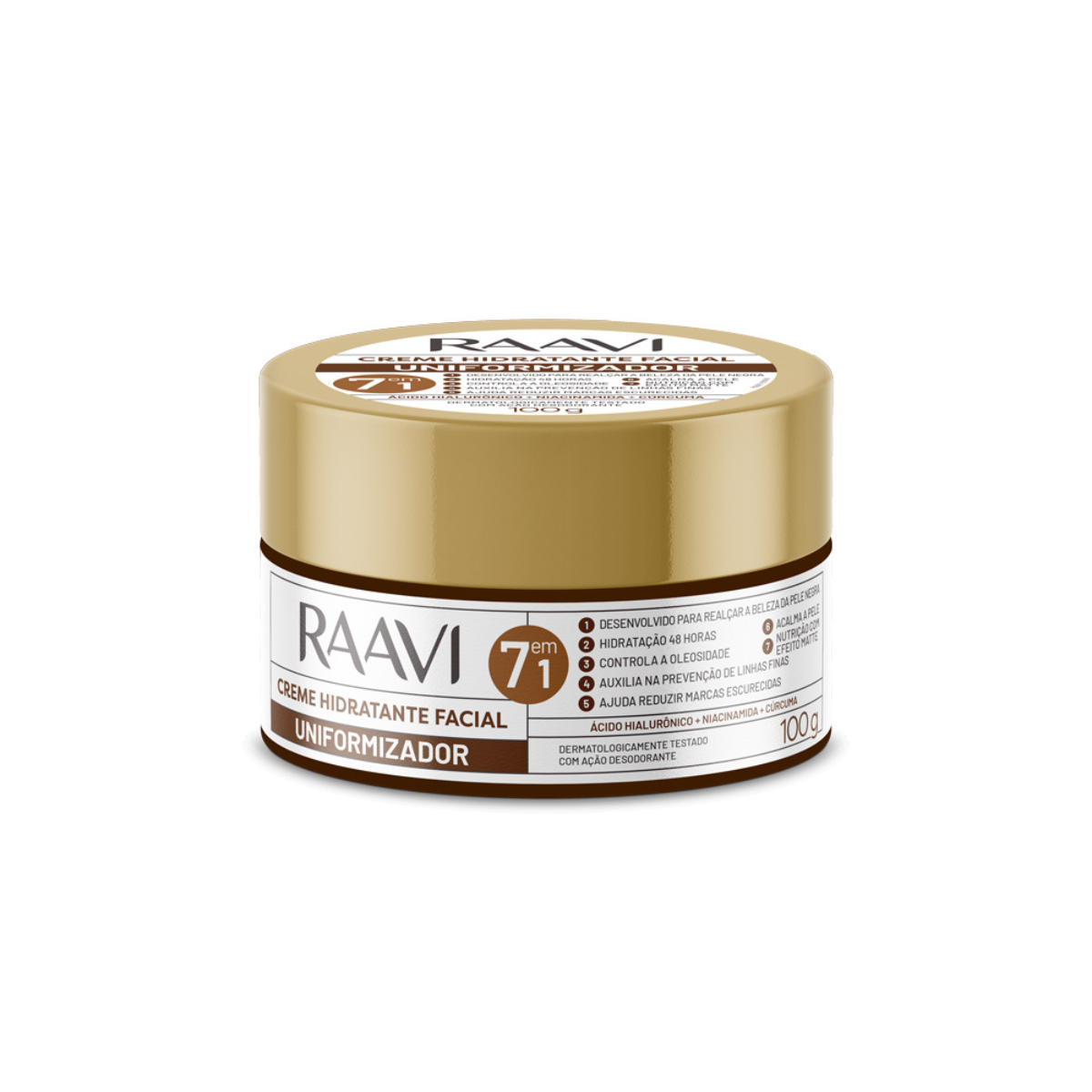 Creme Hidratante Facial Uniformizador 7 e...