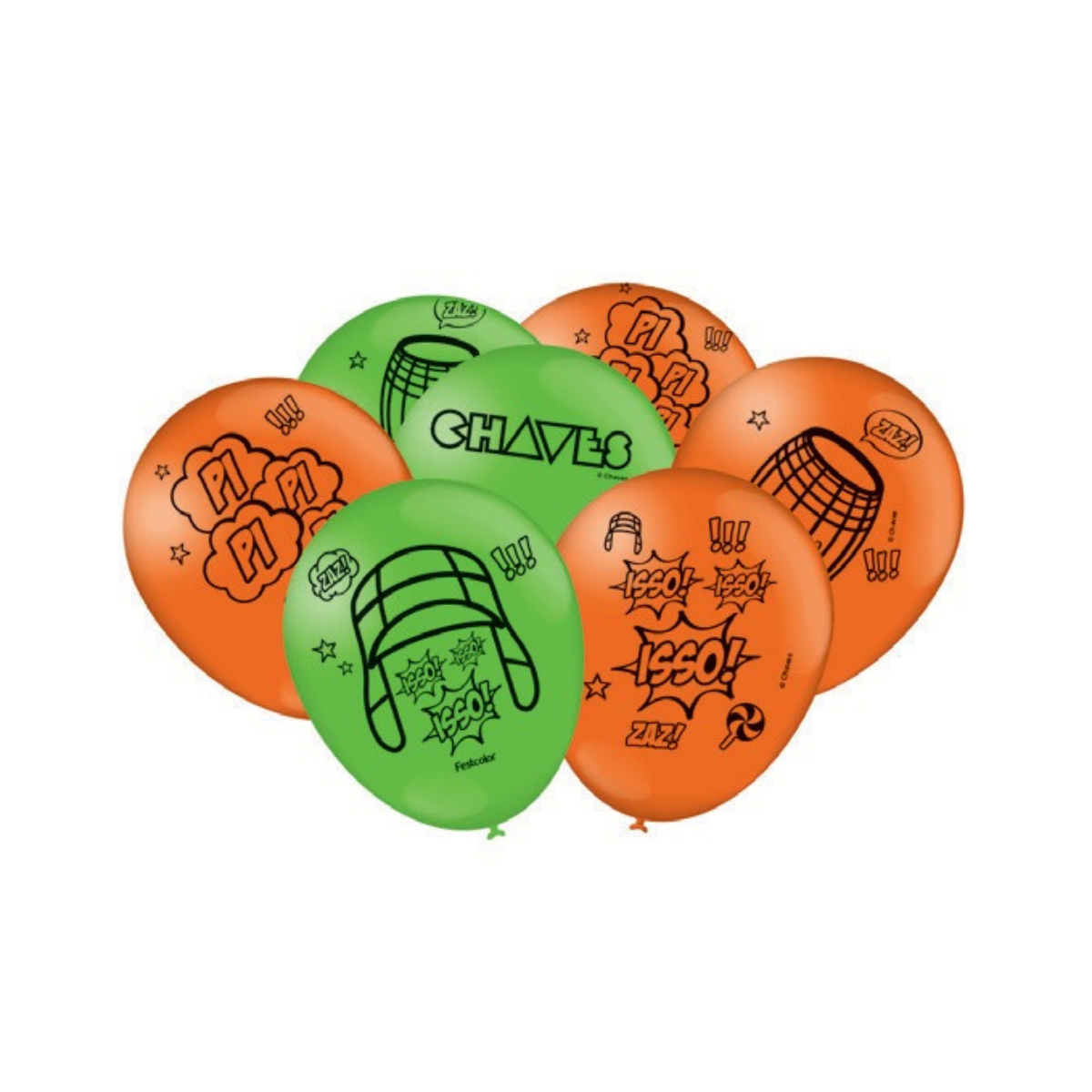 Balão Redondo Especial Chaves 9” 25 unid.