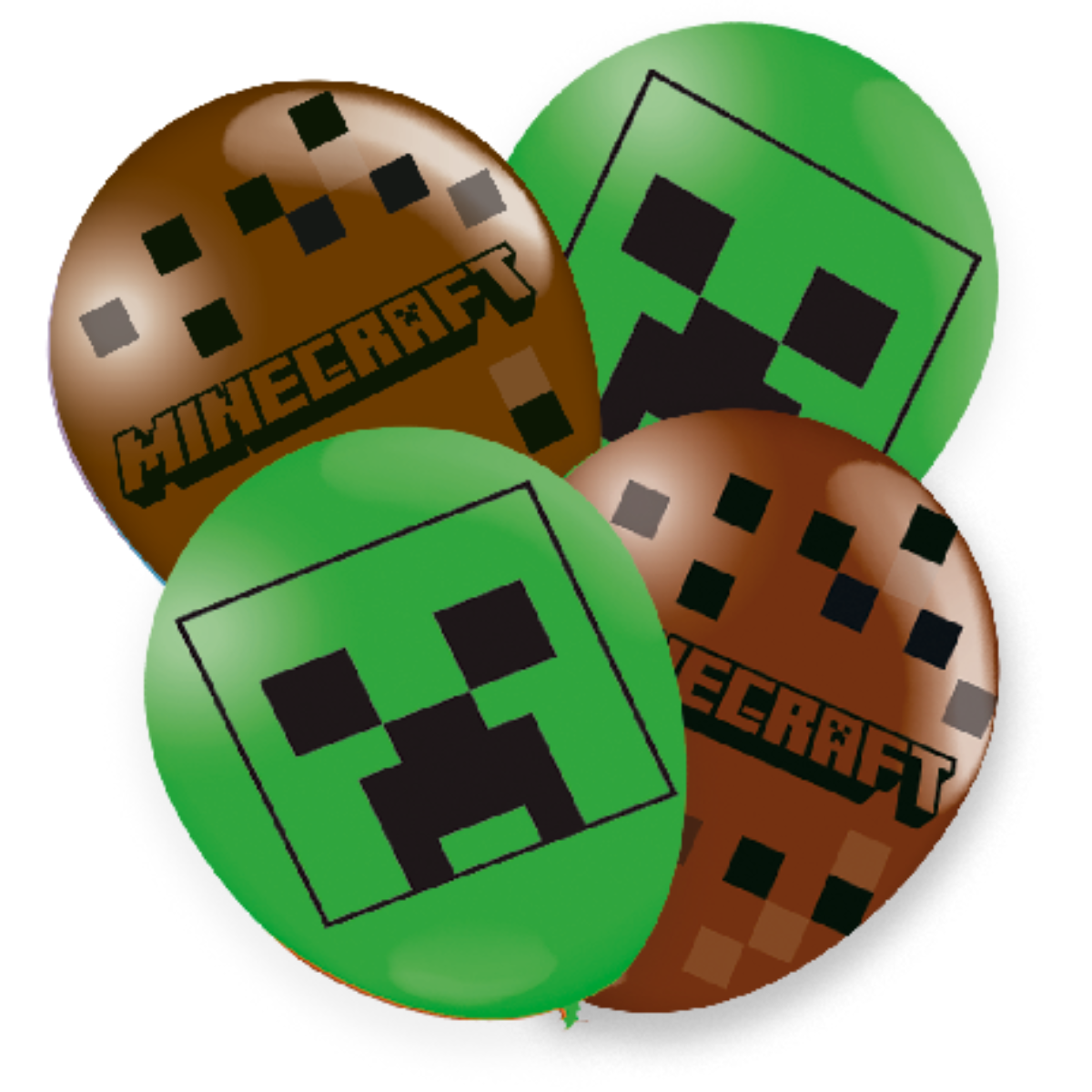 Balão Redondo Minecraft 9