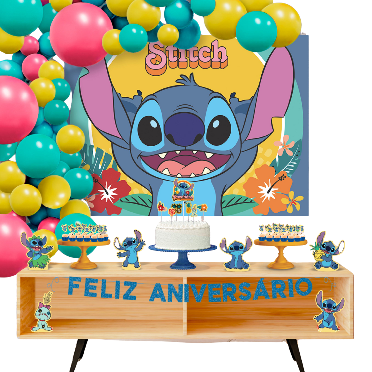 Kit Festa Fácil Stitch