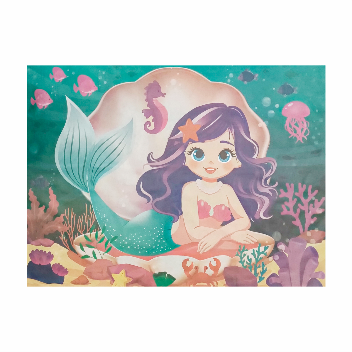 Painel TNT Sereia 1,40 x 1,03mt - 24 Painel TNT Sereia 1,40 x 1,03mt - 24