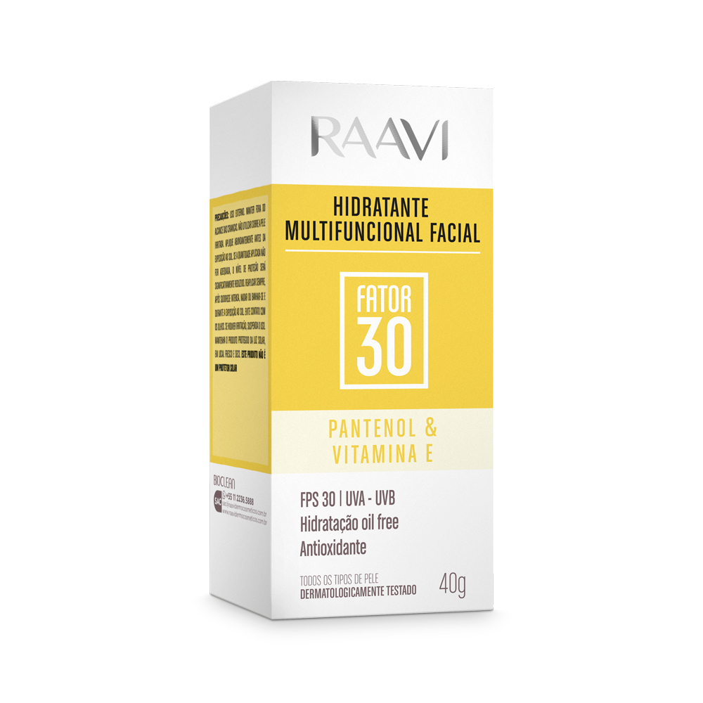 Creme Hidratante Facial com FPS 30 Multif...