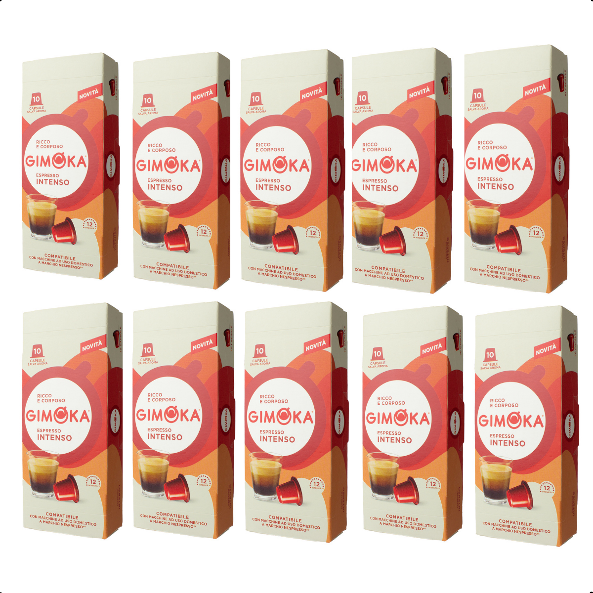 100 Cápsulas de Café para Nespresso® Gimo...