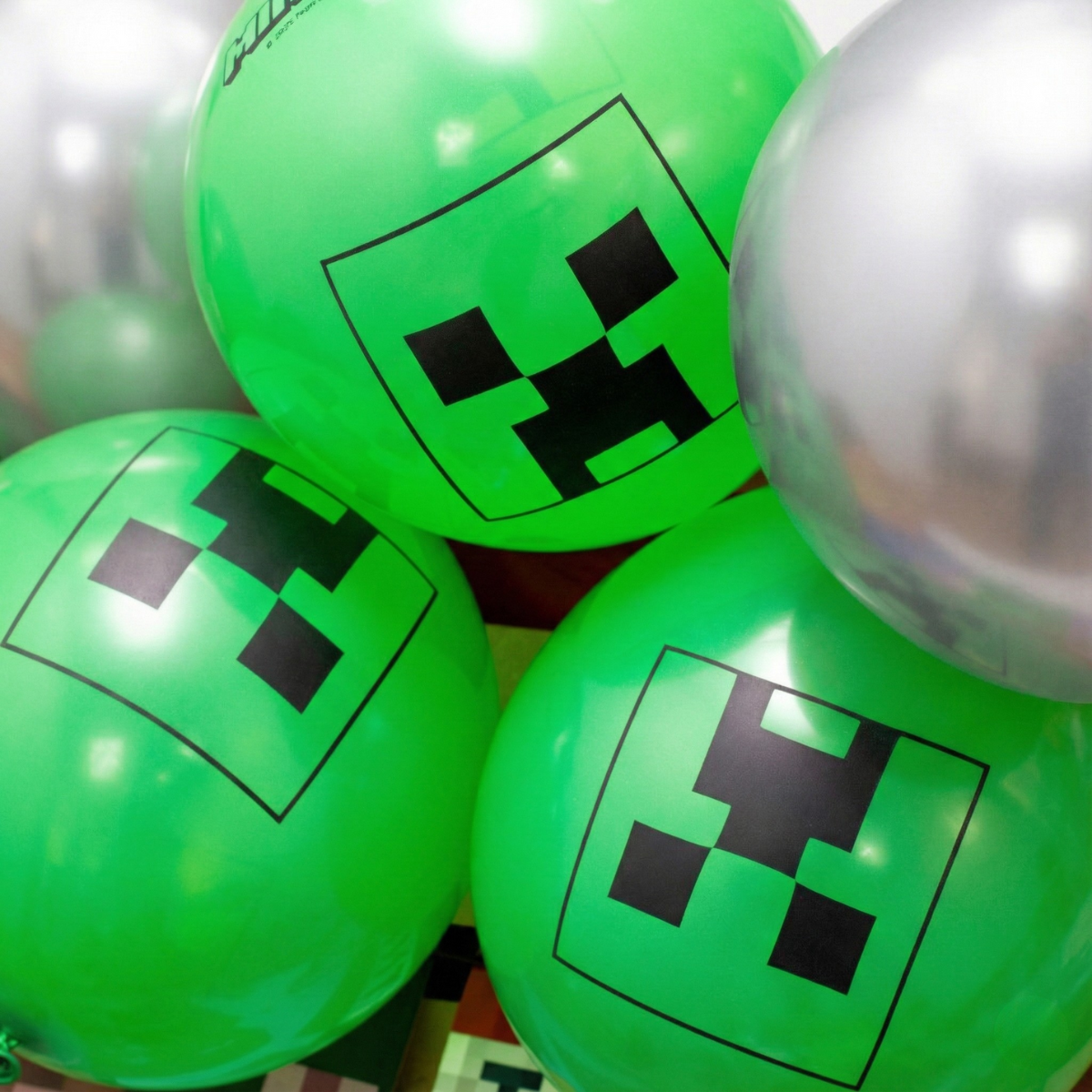 Balão Redondo Minecraft 9