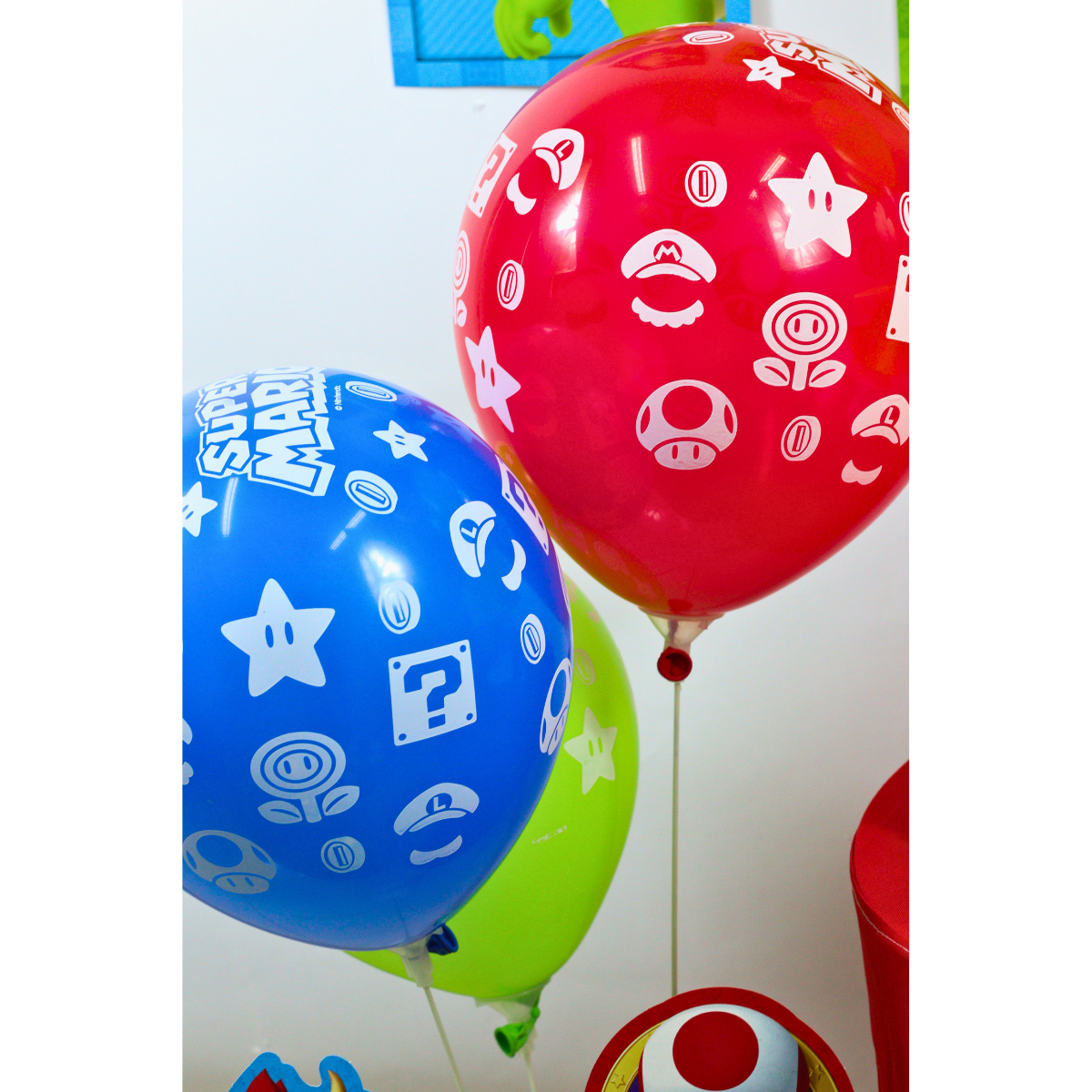 Balão Redondo Super Mario 9” 25 unid.