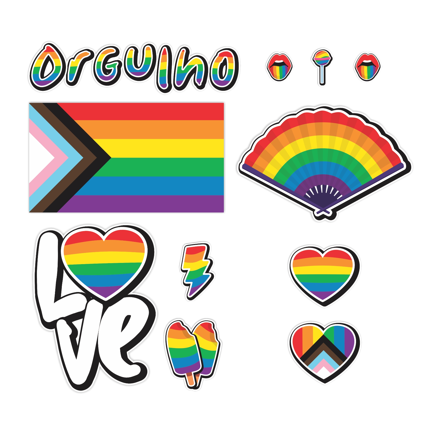 Kit Festa Fácil Orgulho LGBTQIA+