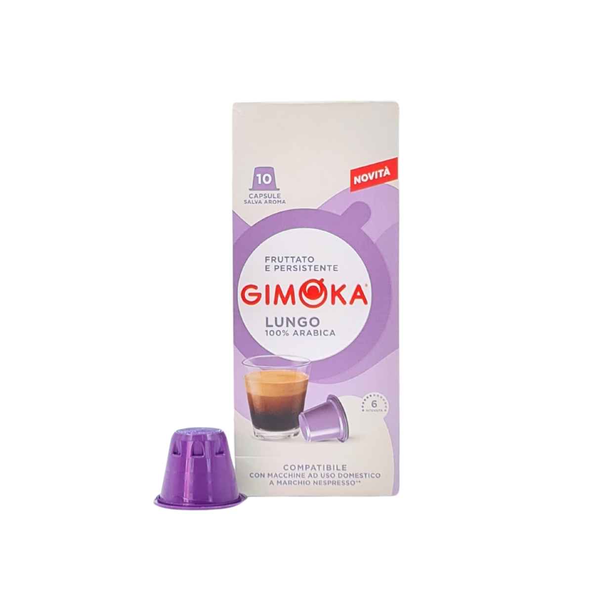 Café em Cápsulas GIMOKA Lungo 100% Arábic...