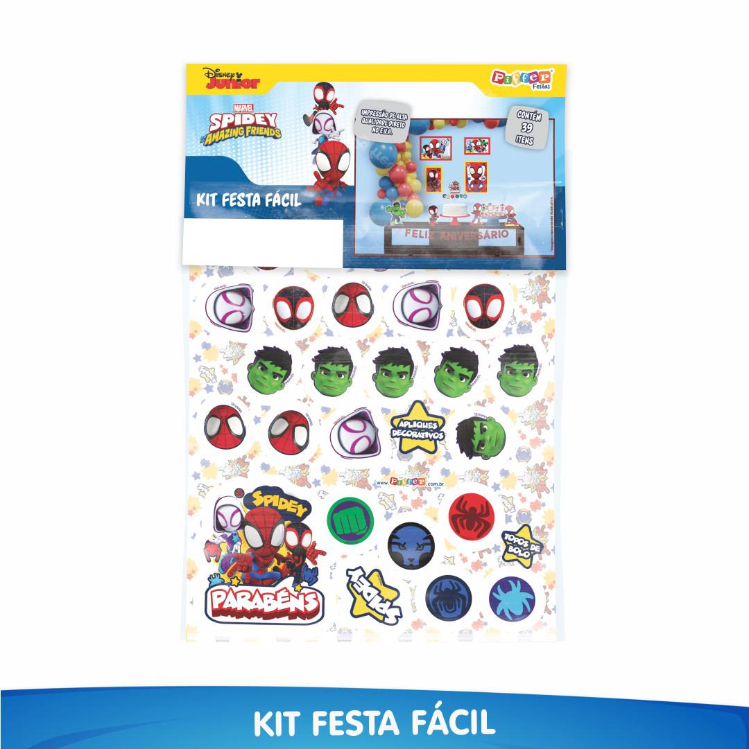 Kit Festa Fácil QD Spidey