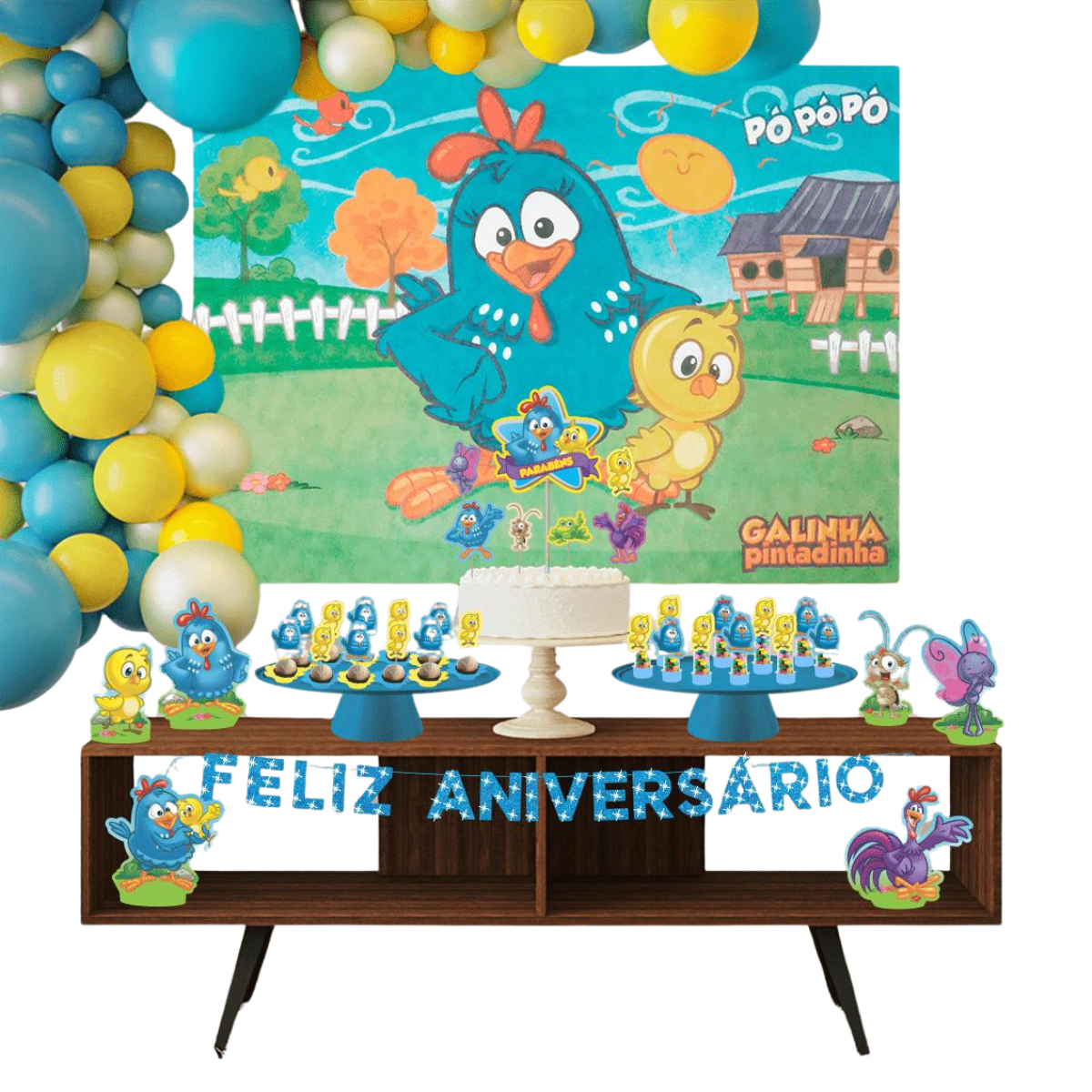 Kit Festa Fácil Galinha Pintadinha