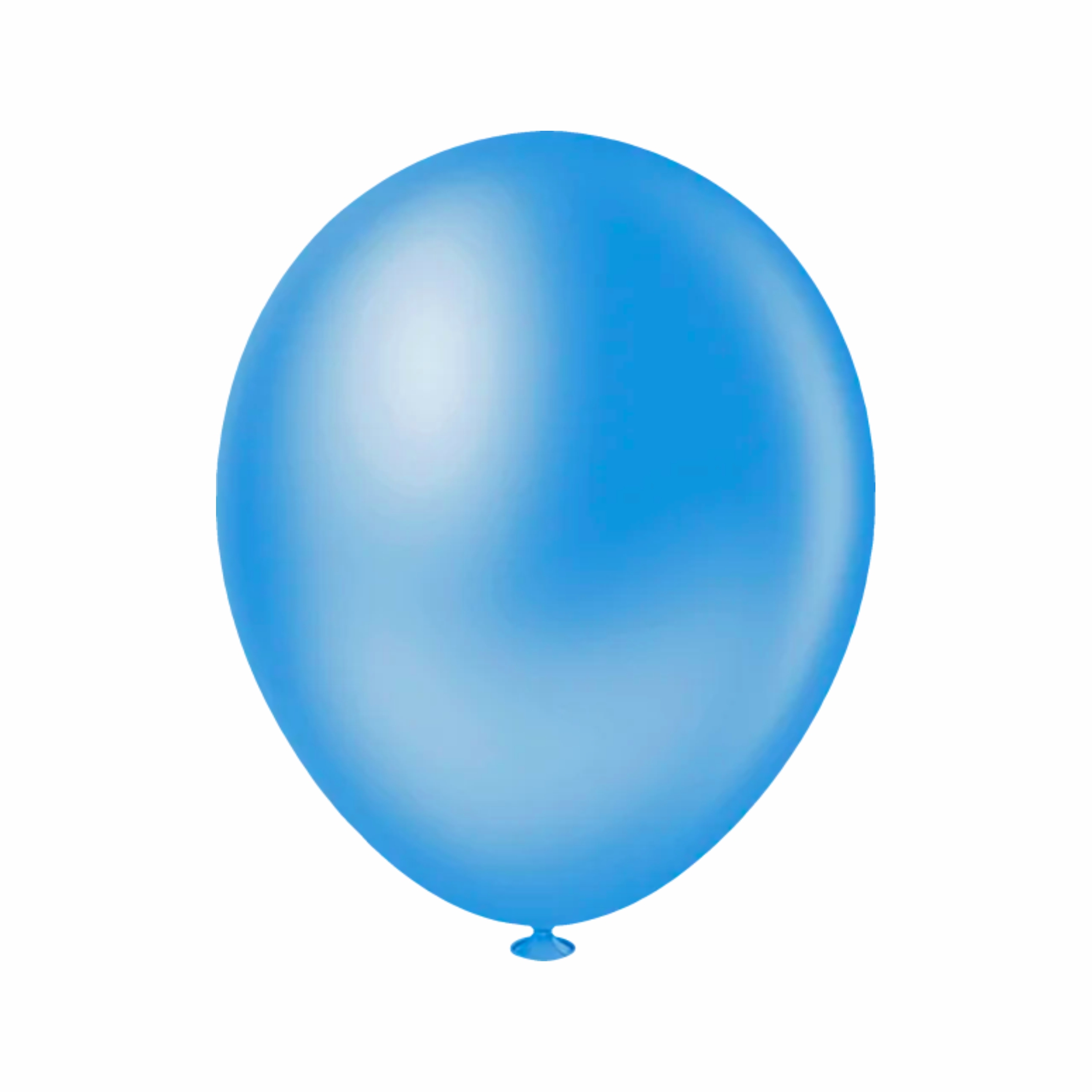 Balão Redondo 8 Polegadas Liso Azul 20 unid.