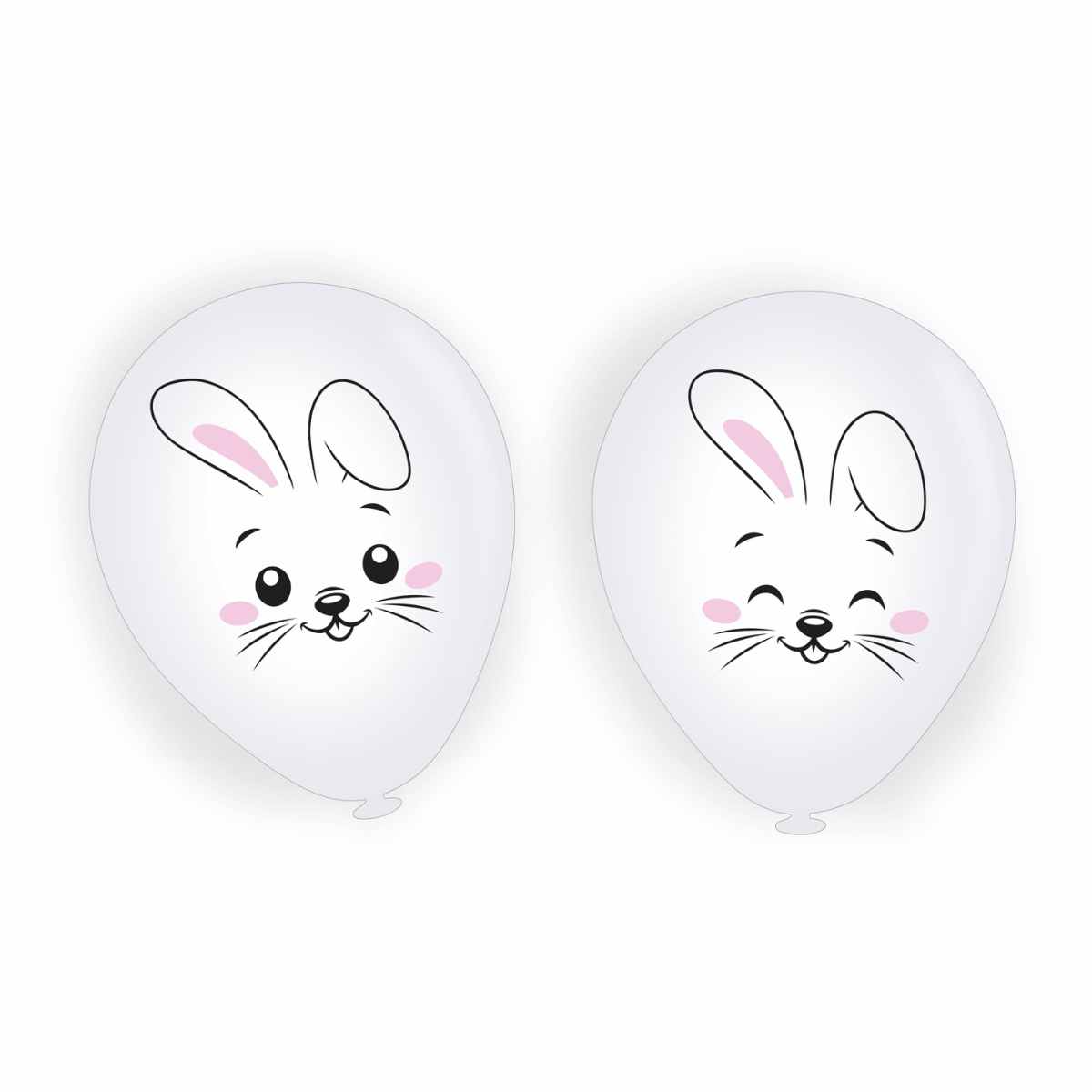 Balão Redondo Coelho de Páscoa 8" Sortido...