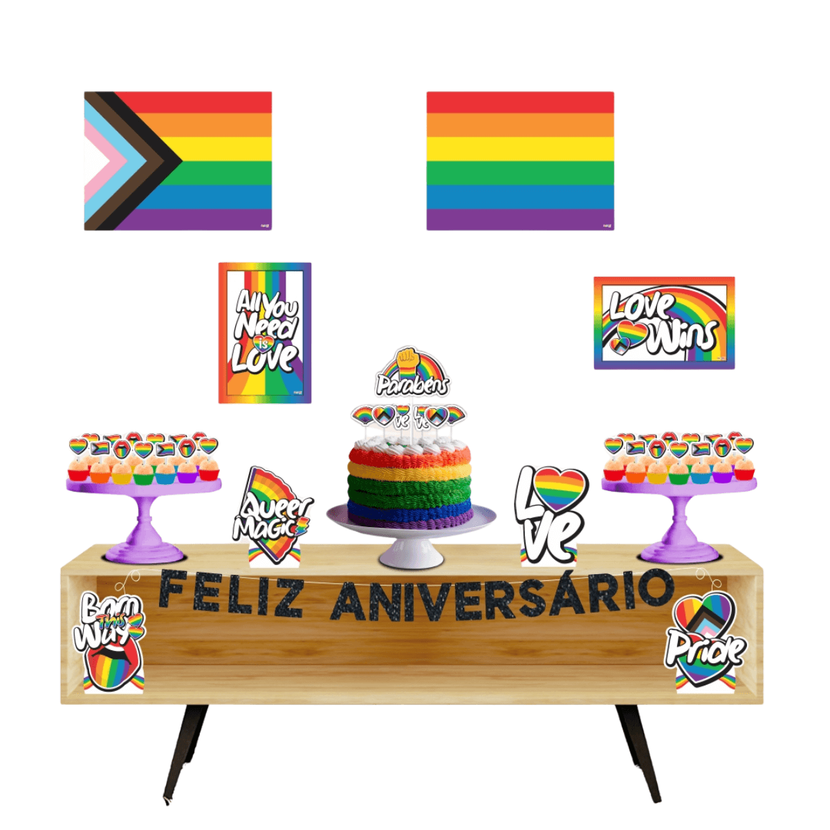 Kit Festa Fácil - Orgulho e Diversidade