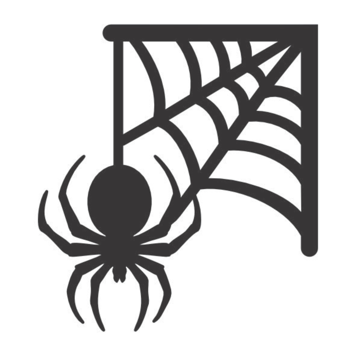 Enfeite de Porta e Parede Haloween Aranha