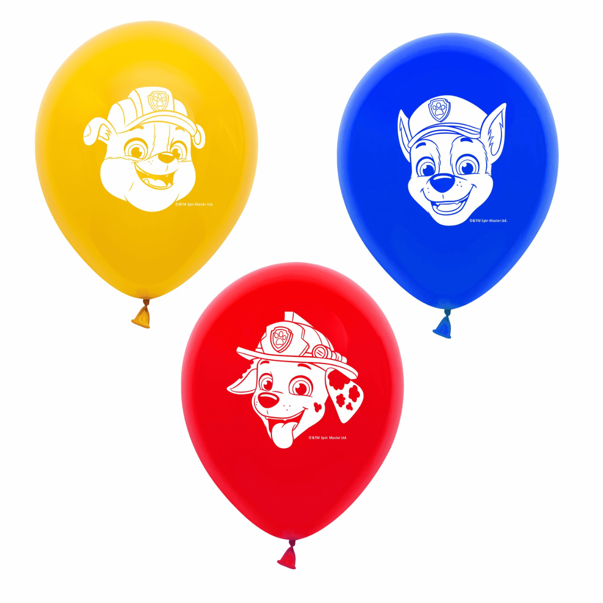 Balão Redondo Patrulha Canina  Carinhas 8...