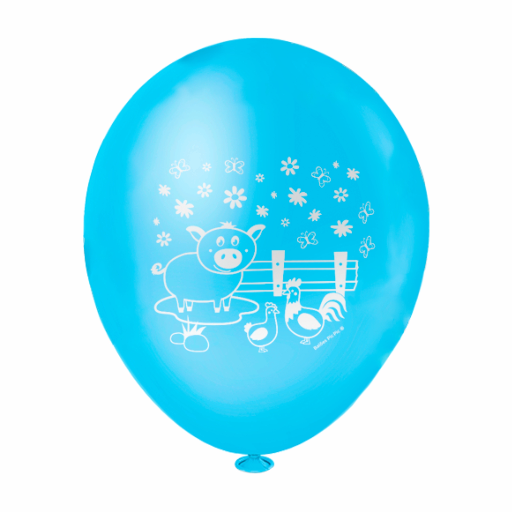 Balão Redondo Fazendinha Sortido 8" 20 Unid.