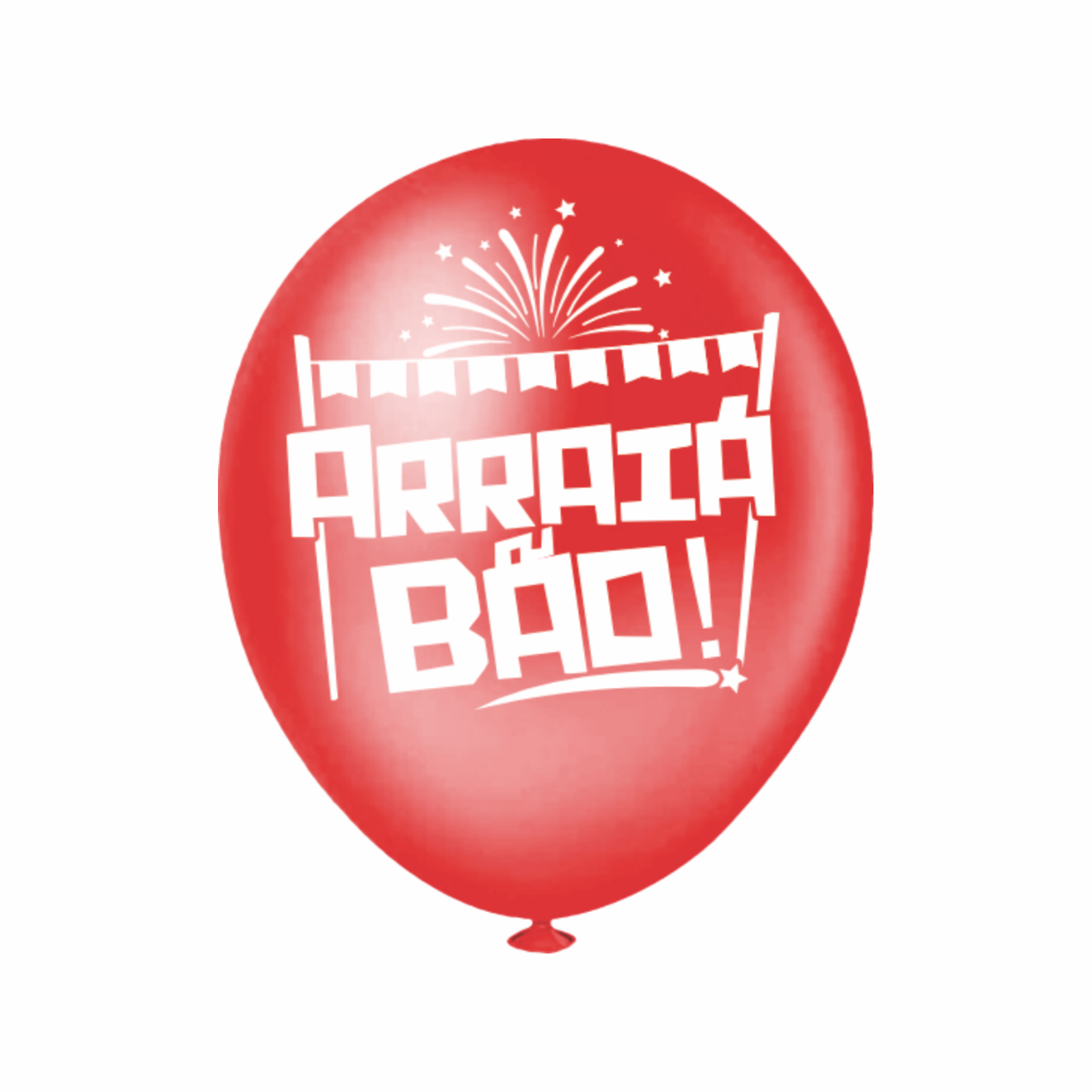 Balão Redondo Junino Arraiá Bão 8” 20 unid.