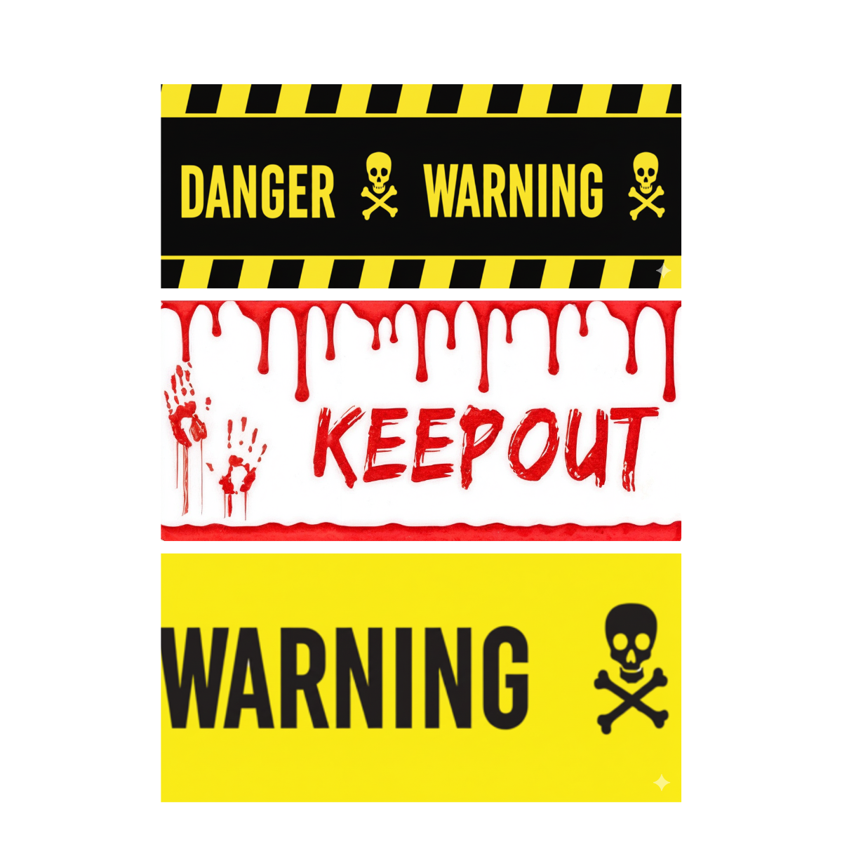 Faixa Halloween Decorativa Sortida 8cm x 6m