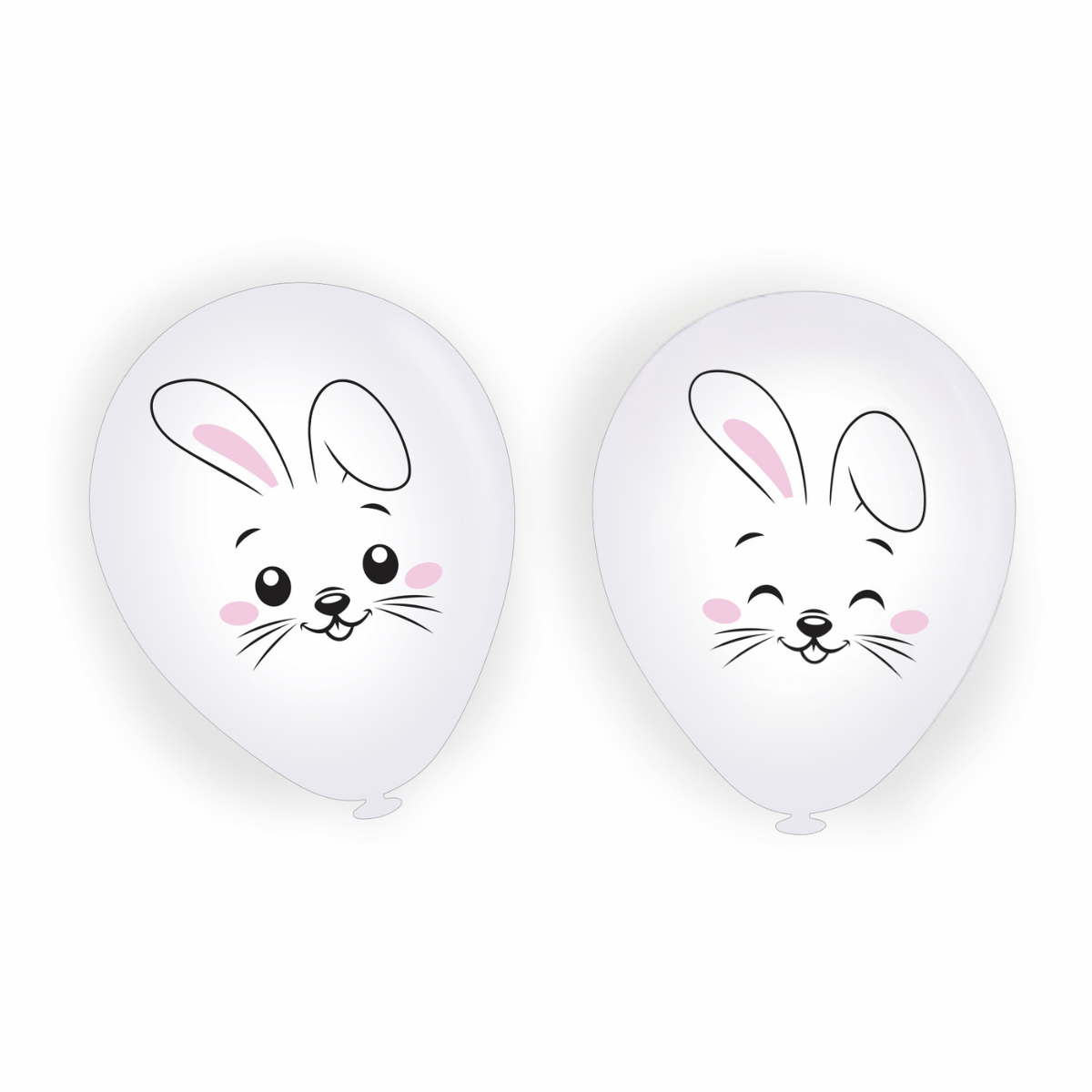 Kit Balões Feliz Páscoa + Coelhos 8" - 40...