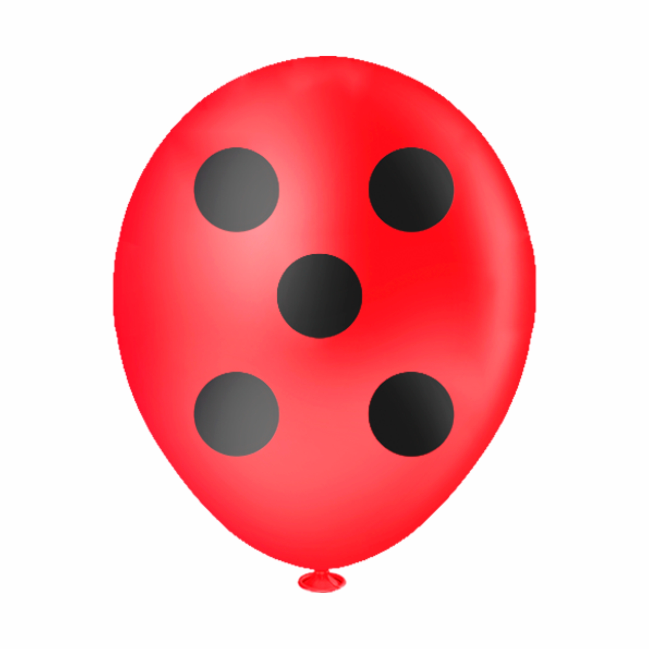 Balão Redondo 8 Polegadas - Bolinha Verme...