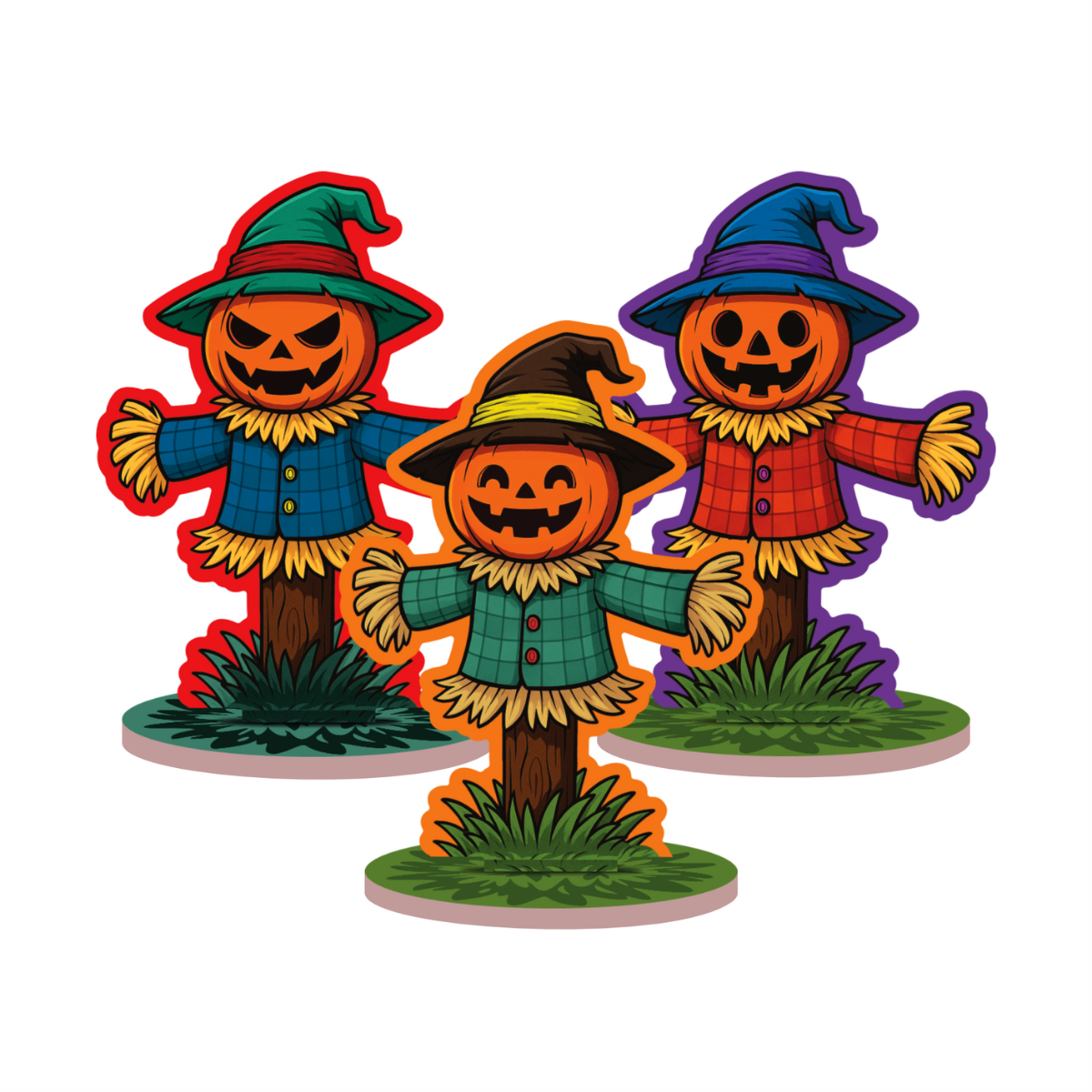 Enfeite Espantalho Halloween Sortido 11,5...