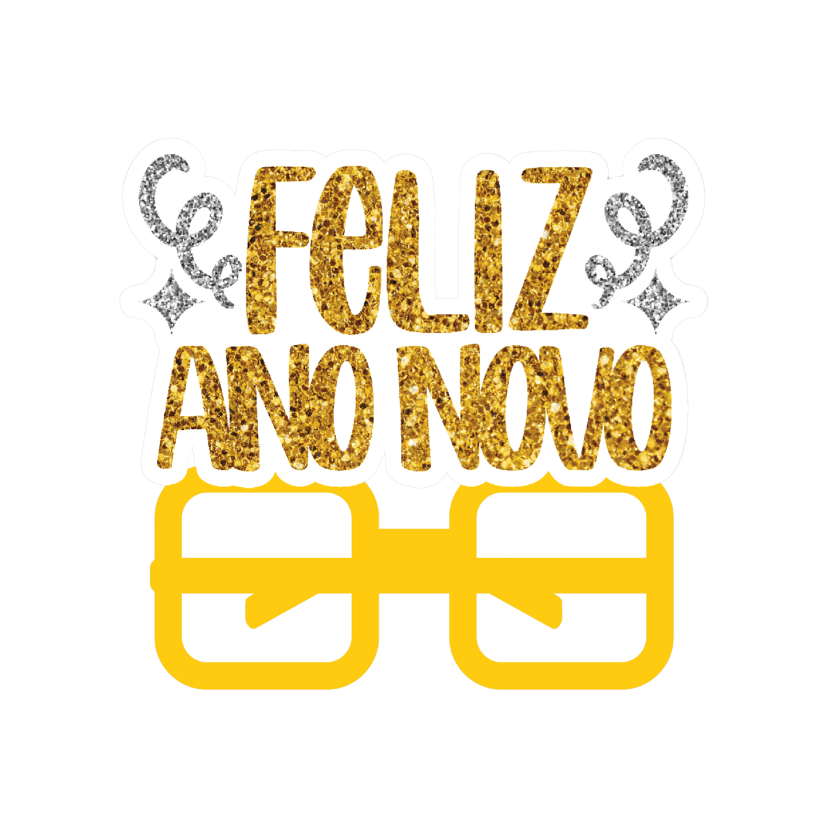 Óculos Reveillon Feliz Ano Novo em EVA Gl...