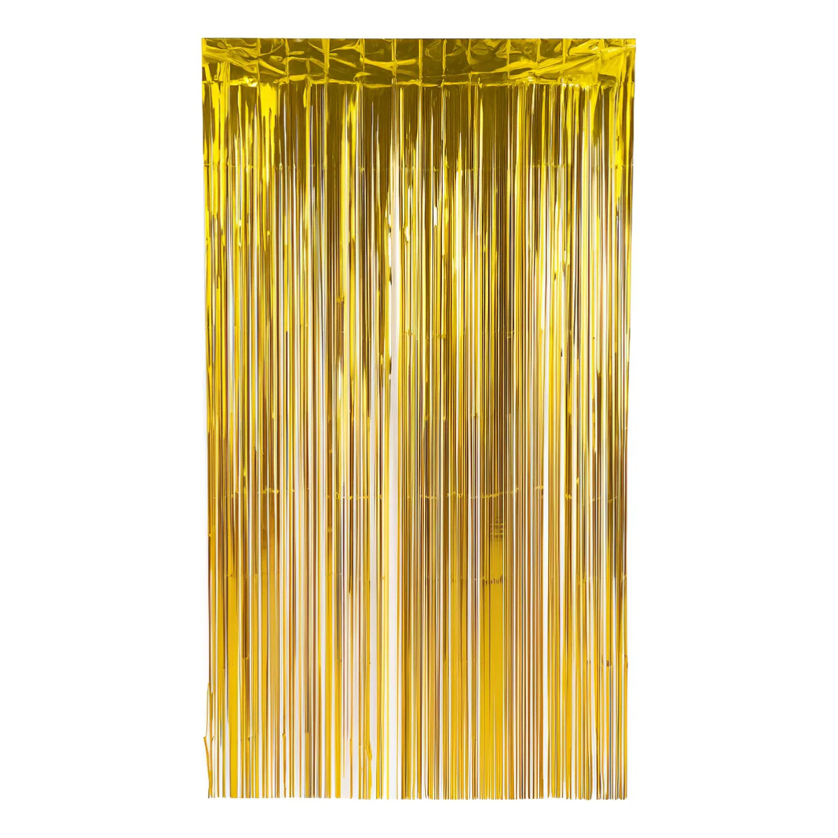 Cortina Metalizada Dourada 1,00 x 2,00m