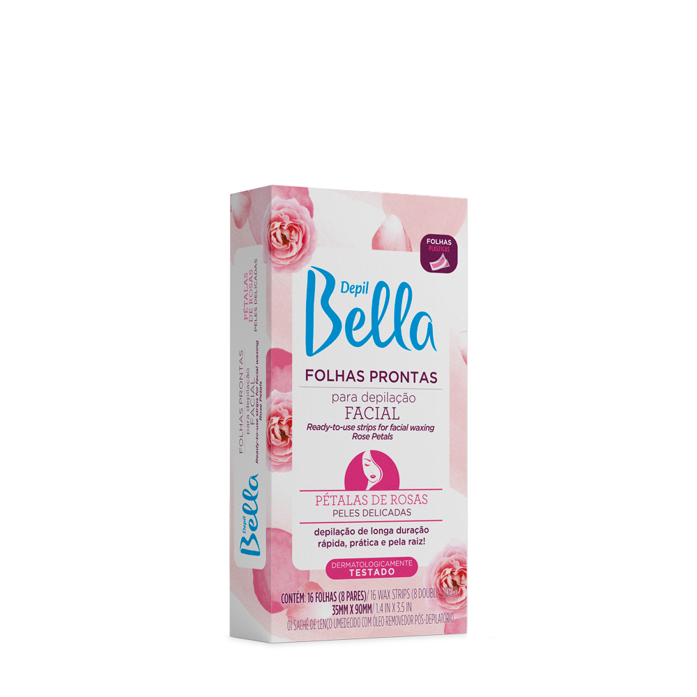 Folhas Prontas Depilação Facial Pétalas d...