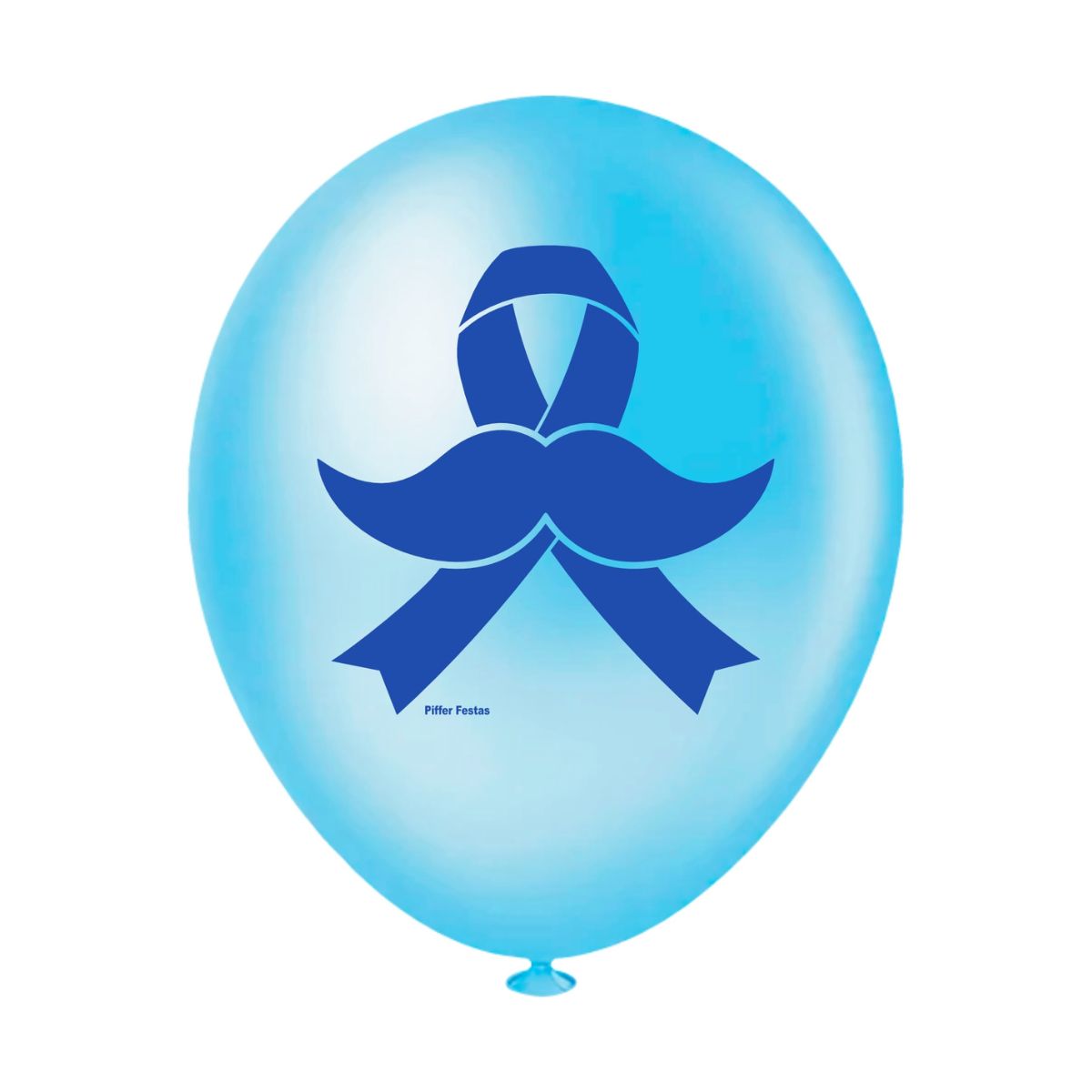 Balão Redondo Novembro Azul Sortido 8" 20...