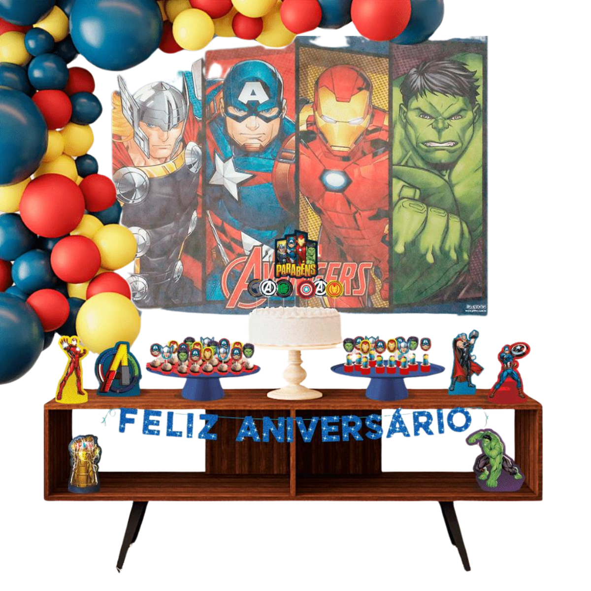 Kit Festa Fácil Vingadores