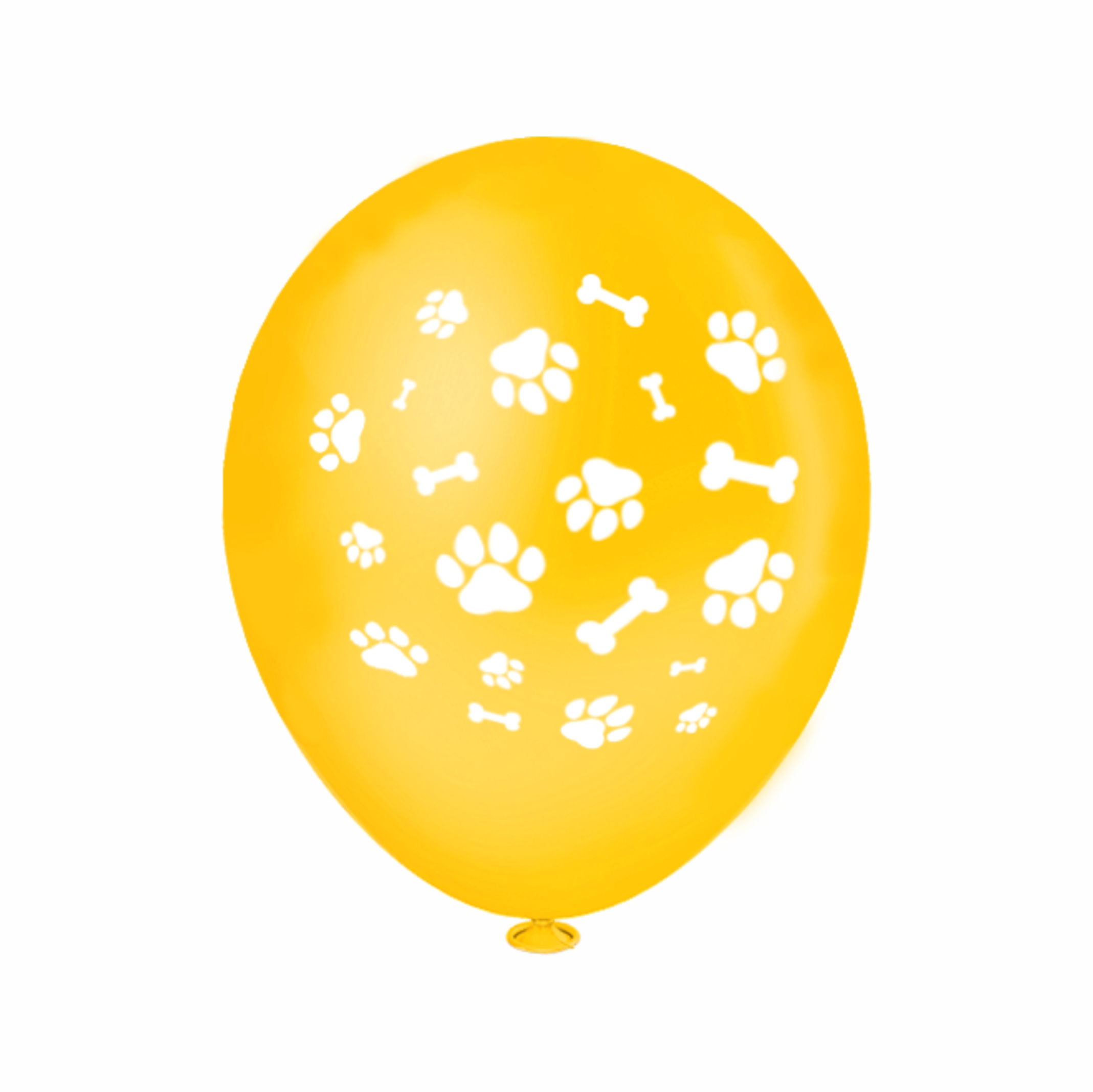 Balão Redondo Caninos Sortido 8" 20 Unid.