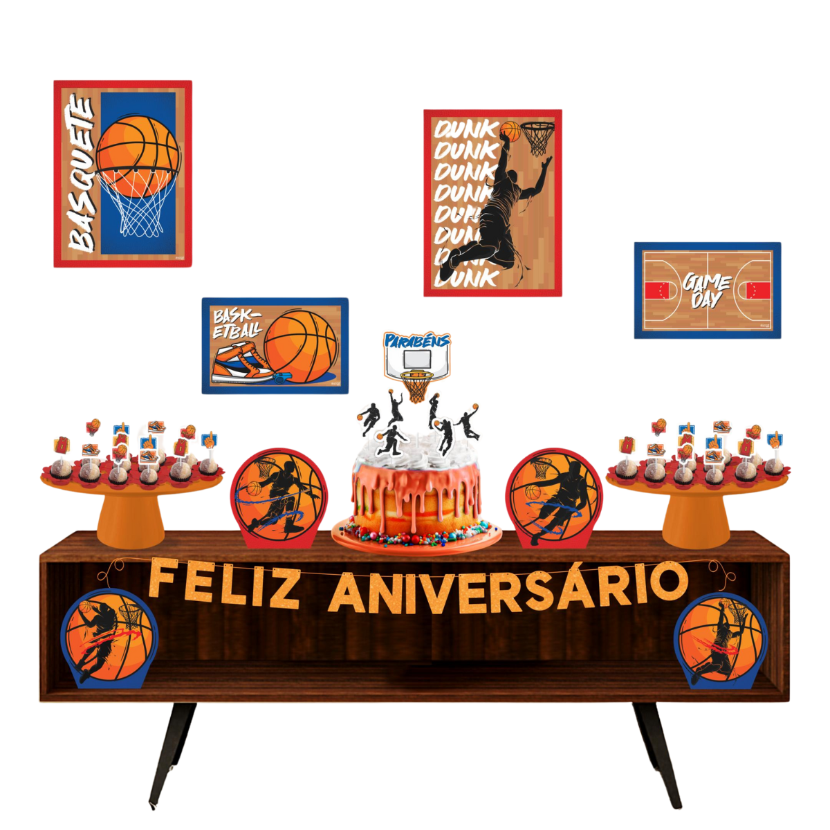 Kit Festa Fácil QD Basquete