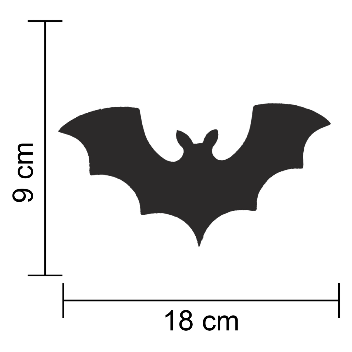 Painel Decorativo Halloween Morcegos Silh...