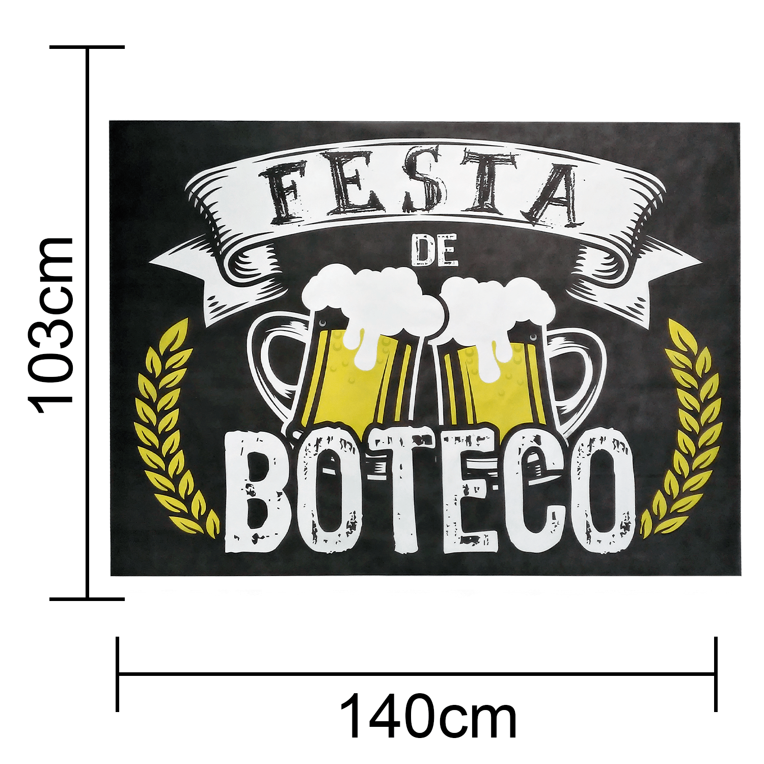 Painel TNT Festa de Boteco 1,40 x 1,03mt ...
