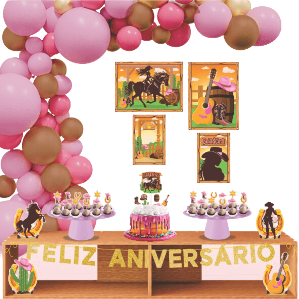 Kit Festa Fácil QD Boiadeira