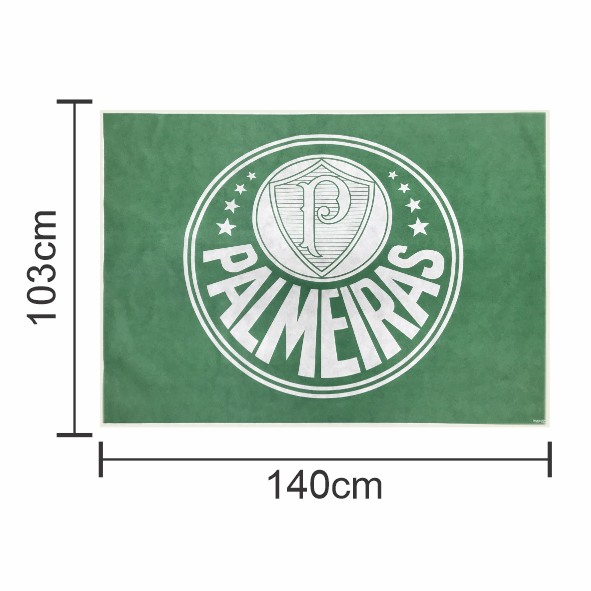 Painel TNT Palmeiras 1,40 x 1,03mt - 49