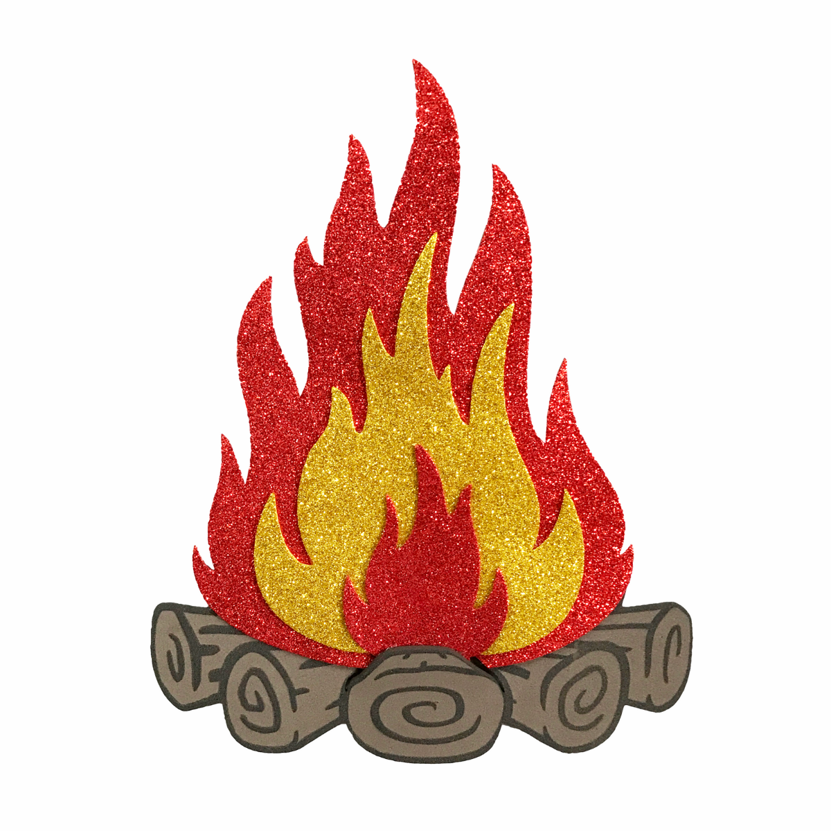 Painel Junino EVA Fogueira com Glitter 27...