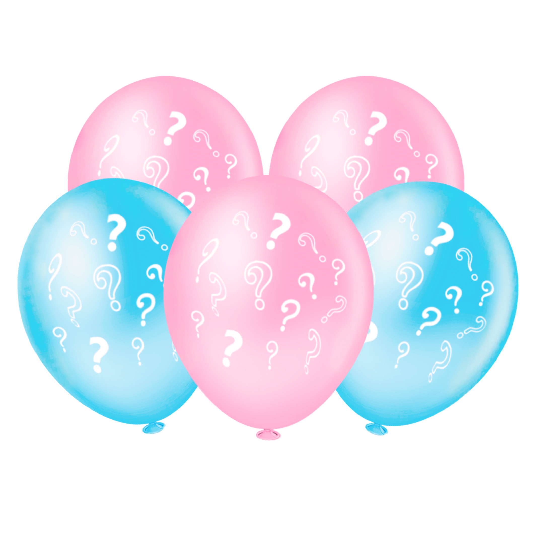 Balão Redondo Chá Revelação Rosa e Azul S...