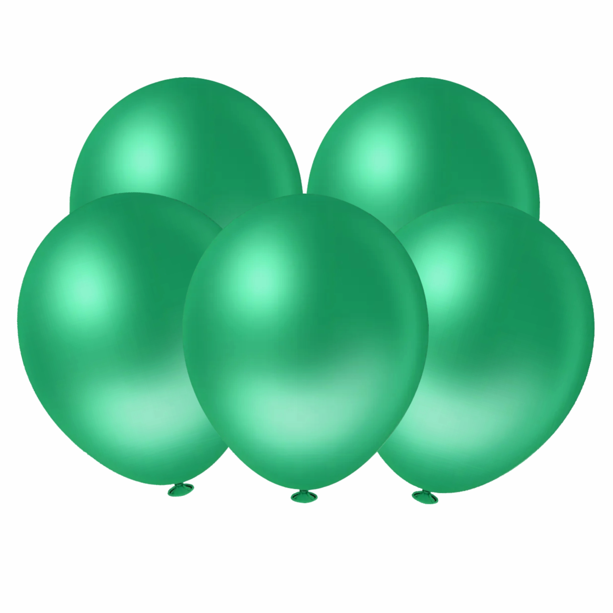 Balão Redondo Liso Verde 8" 20 Unid.