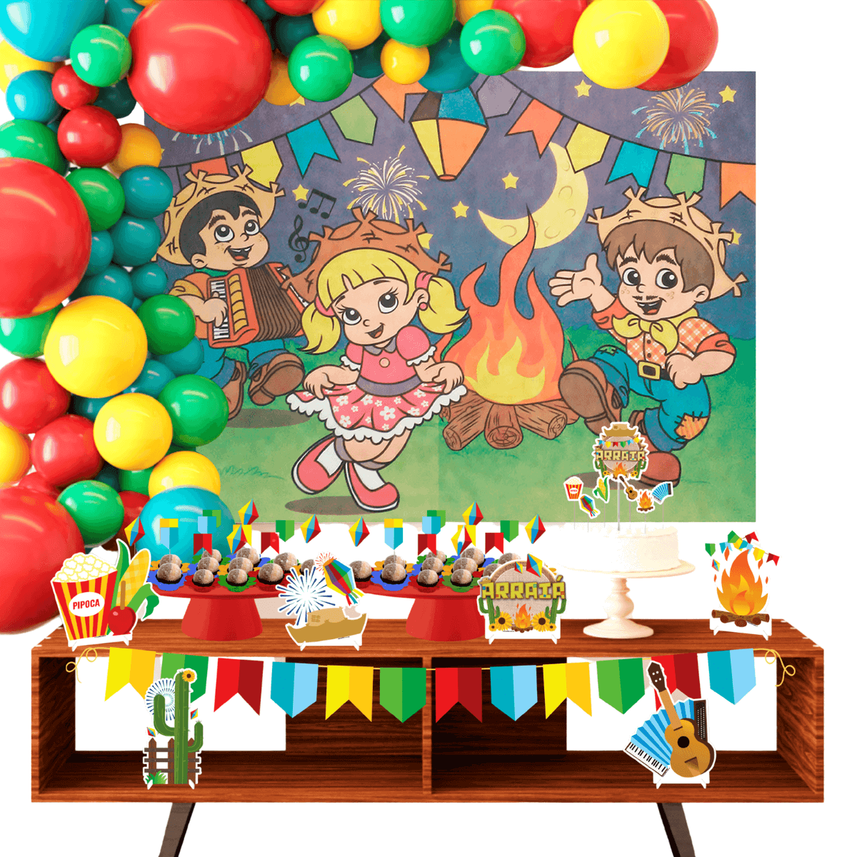 Kit Festa Fácil Junino Festa Junina