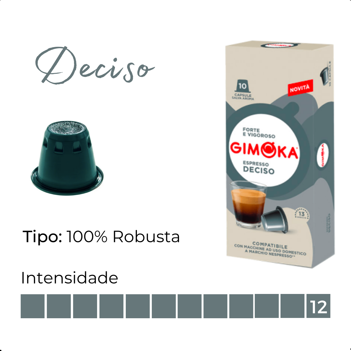 50 Cápsulas de Café para Nespresso® Gimok...