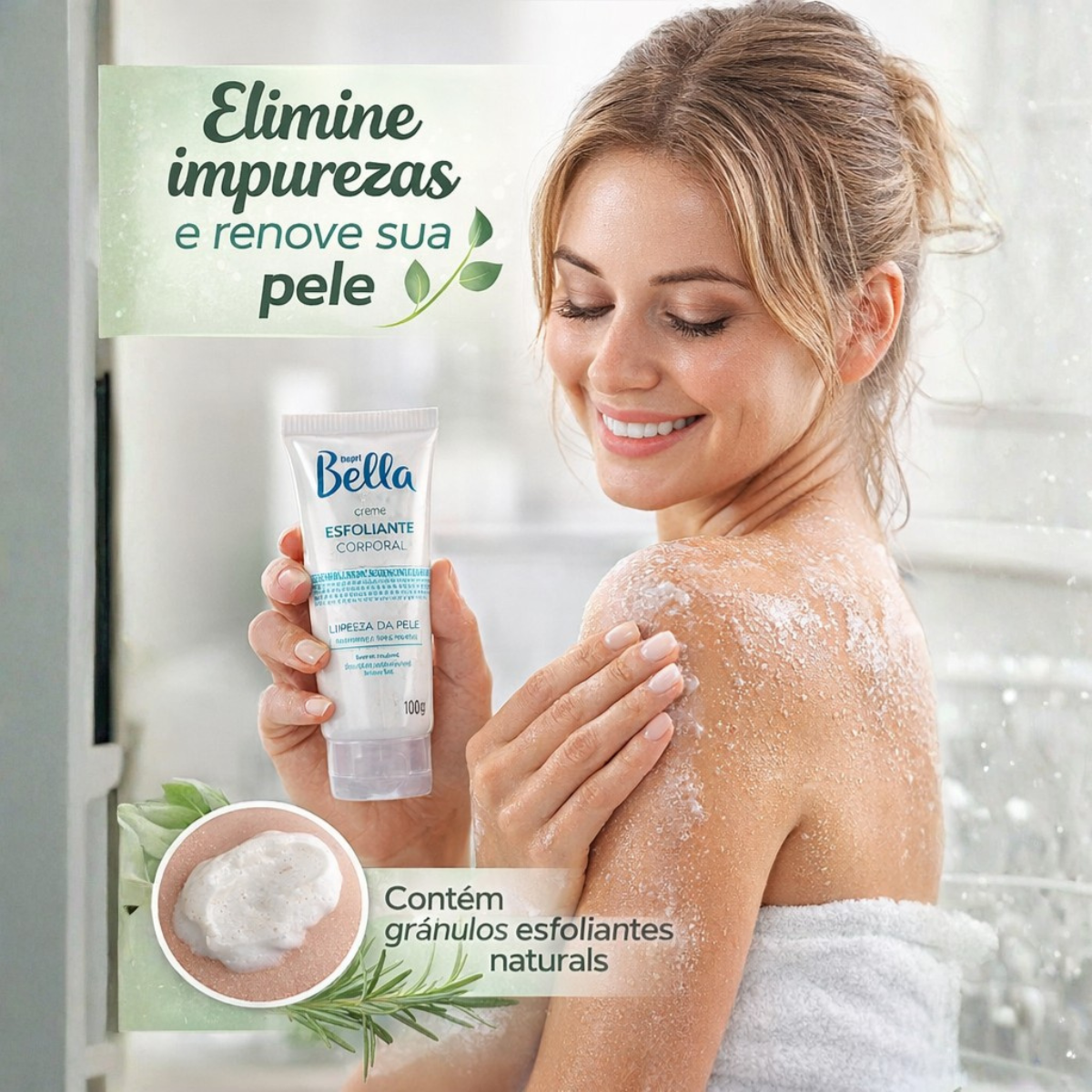 Creme Esfoliante Corporal e Facial Alecri...