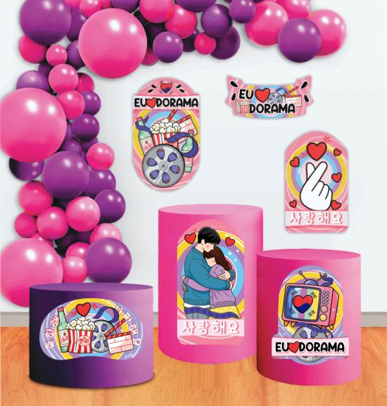 Kit Decorativo de Parede Dorama – 6 Peças