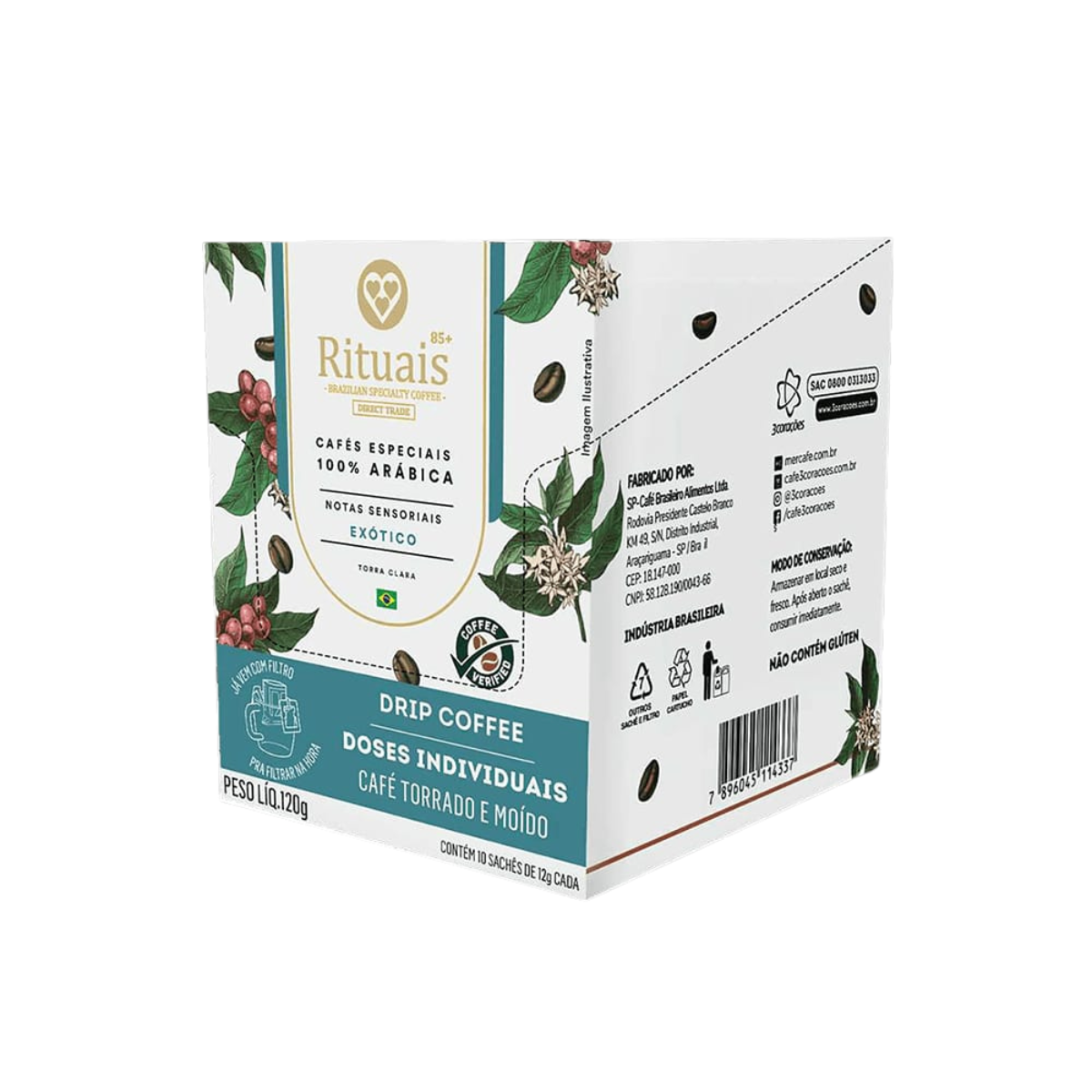 Drip Coffee Rituais Exótico 3 Corações® 1...